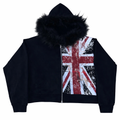 UK Fur Hood Zip Up
