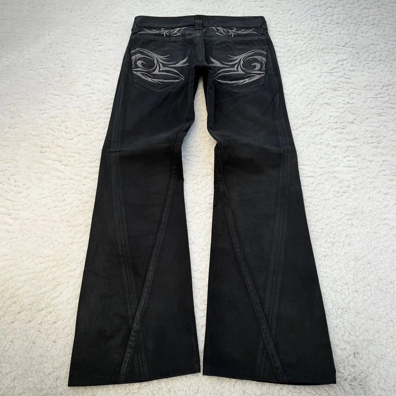 Xray Waxed Flared Denim