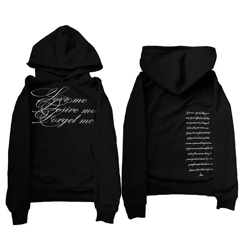 Desire Me Hoodie Black