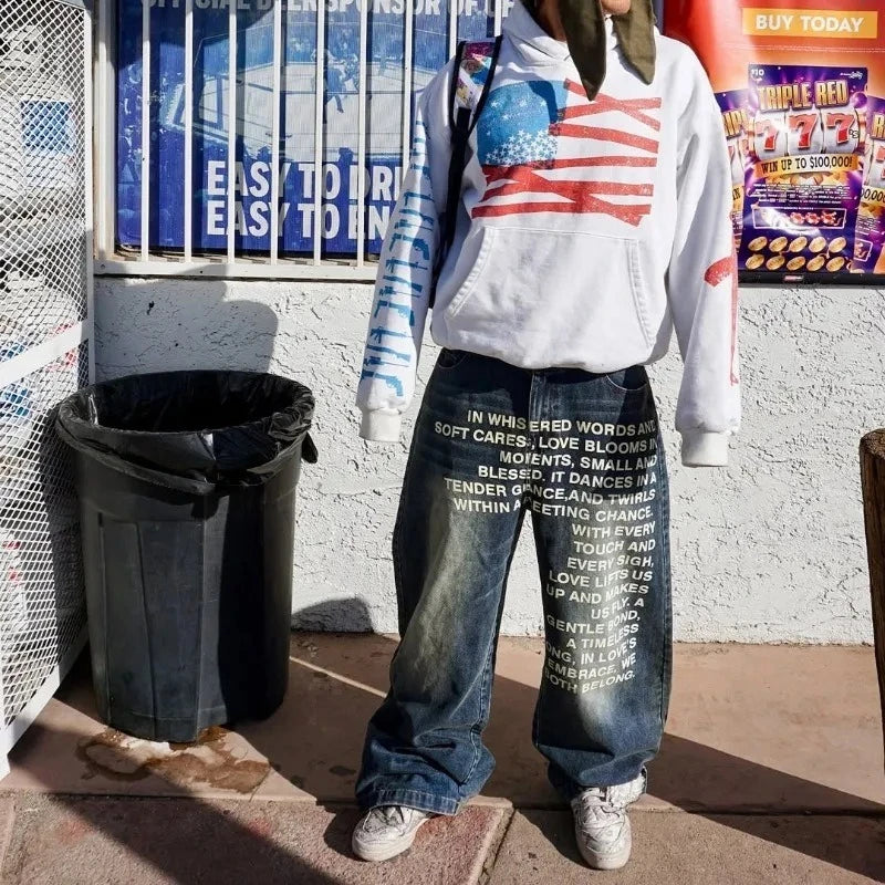 Japanese Poem Denim Blue