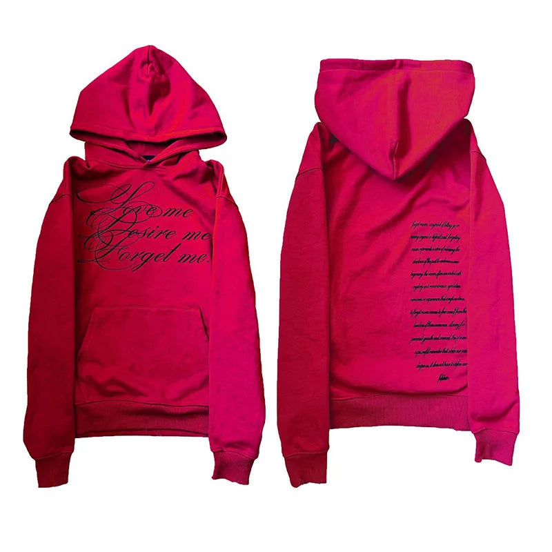 Desire Me Hoodie Red