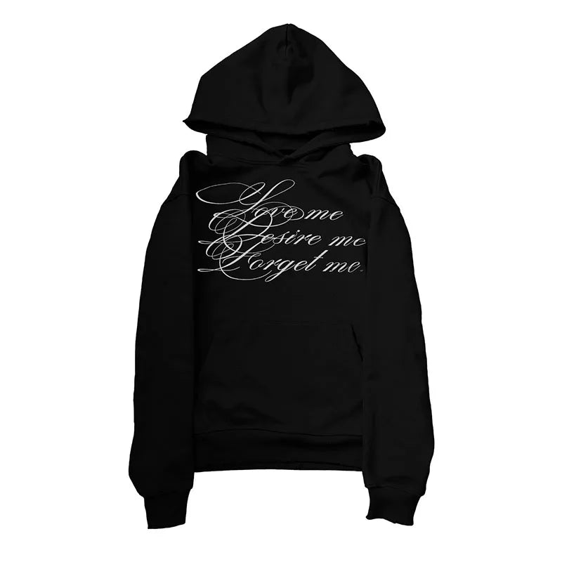Desire Me Hoodie Black